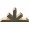 Ekena Millwork Saratoga Rough Sawn Timber Gable Bracket, Douglas Fir, 36"W x 21"H x 4"D x 4"F, 14/12 Pitch GBW036X21X0404SAR00RDF - alternate 5